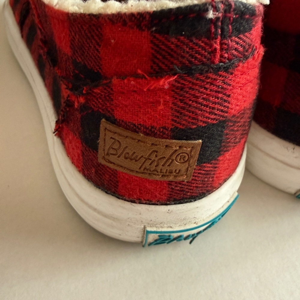 Blowfish Buffalo Plaid Sneaker size 7 1/2 - Picture 4 of 10